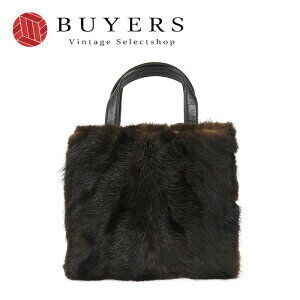 Loewe handbag black fur